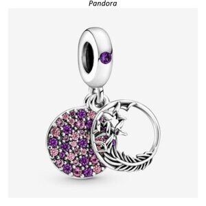 Pandora Pav?? Feather Dangle Charm